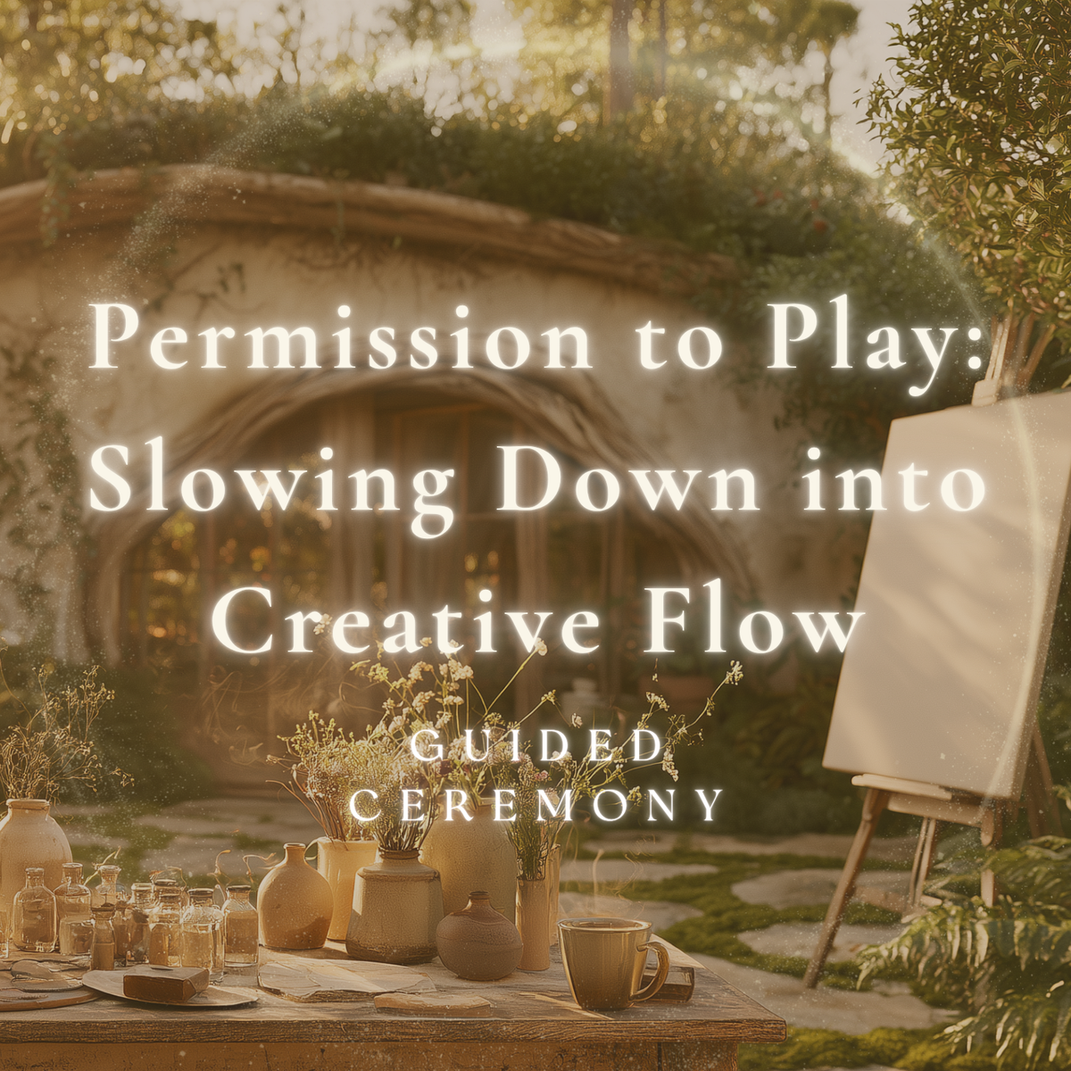 Permission to Play: Slowing Down into Creative Flow ~ Online Guided Ceremony  [Oct 31]
