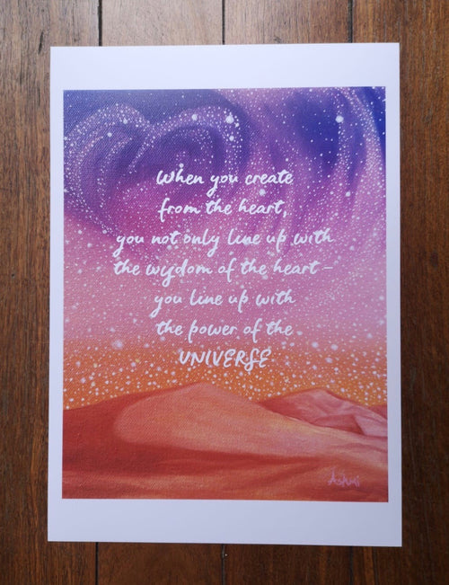 Written in the Stars ~ Word Print